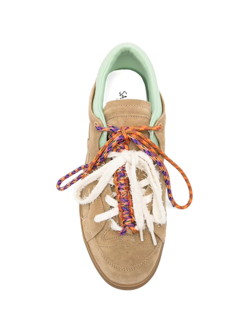 SANTHA Uitgesneden sneakers Beige