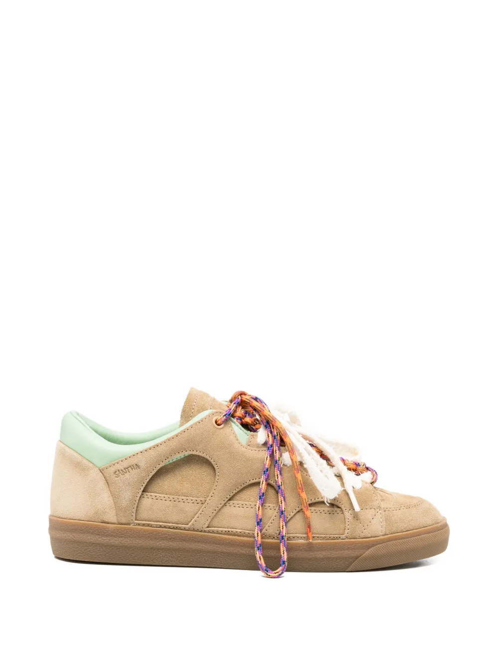 SANTHA cut-out sneakers - Nude