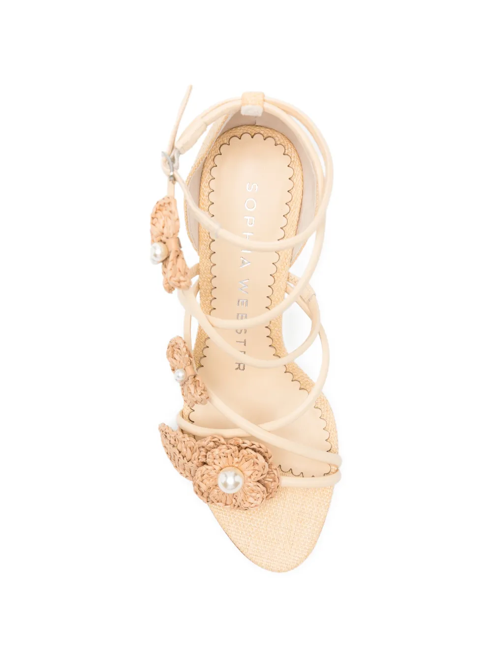Sophia Webster Titania sandalen met hak Beige
