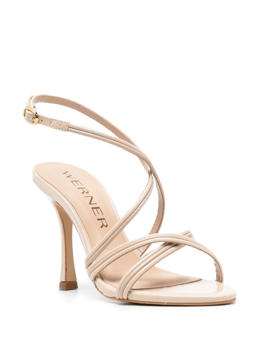 Werner strappy heeled sandals Beige