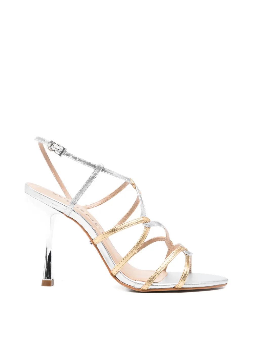 Werner strappy heeled sandals Zilver