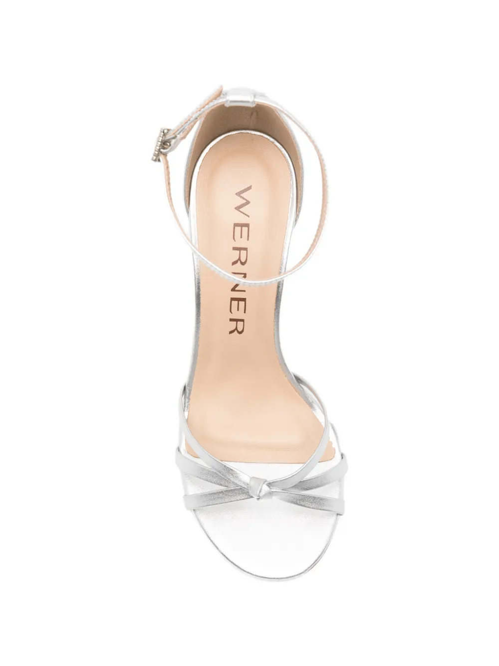 Werner knotted strap sandals Zilver