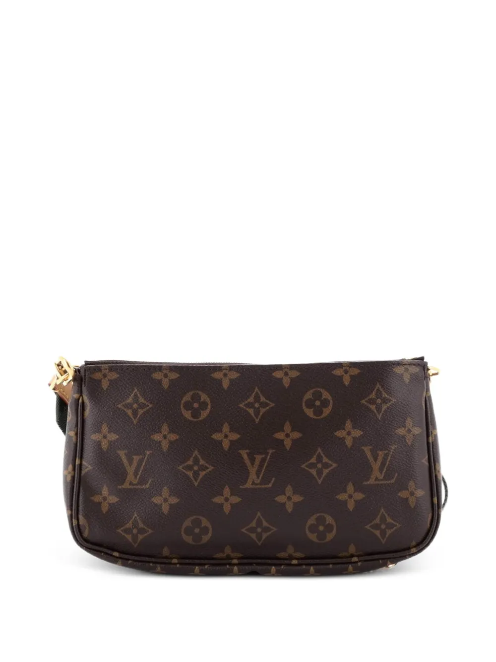  Louis Vuitton Pre-owned Borsa A Tracolla Multi Pochette Accessoires In Tela Con Monogramma - Marrone 