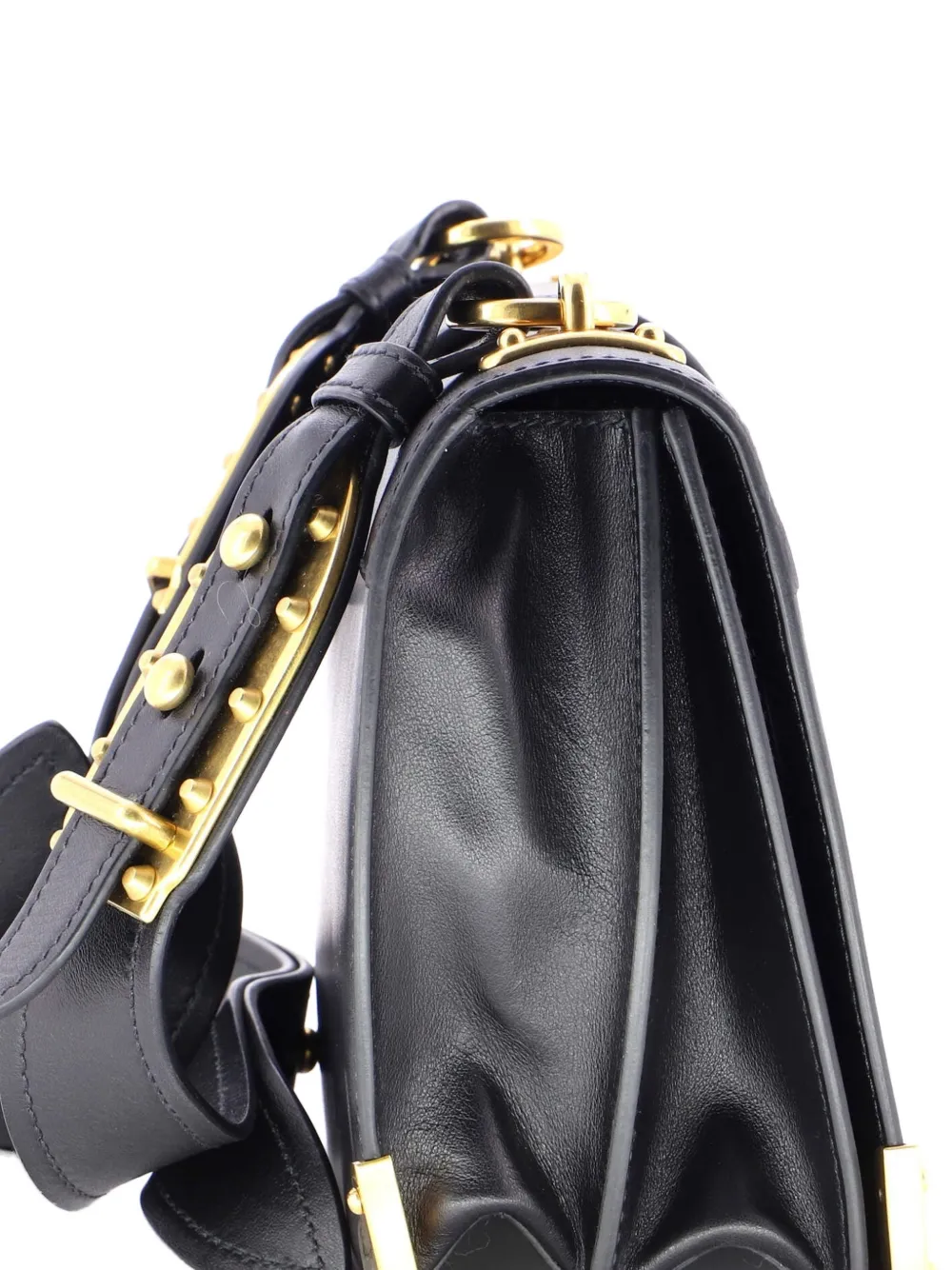 Cahier Leather And Saffiano Leather Large Crossbody Bag