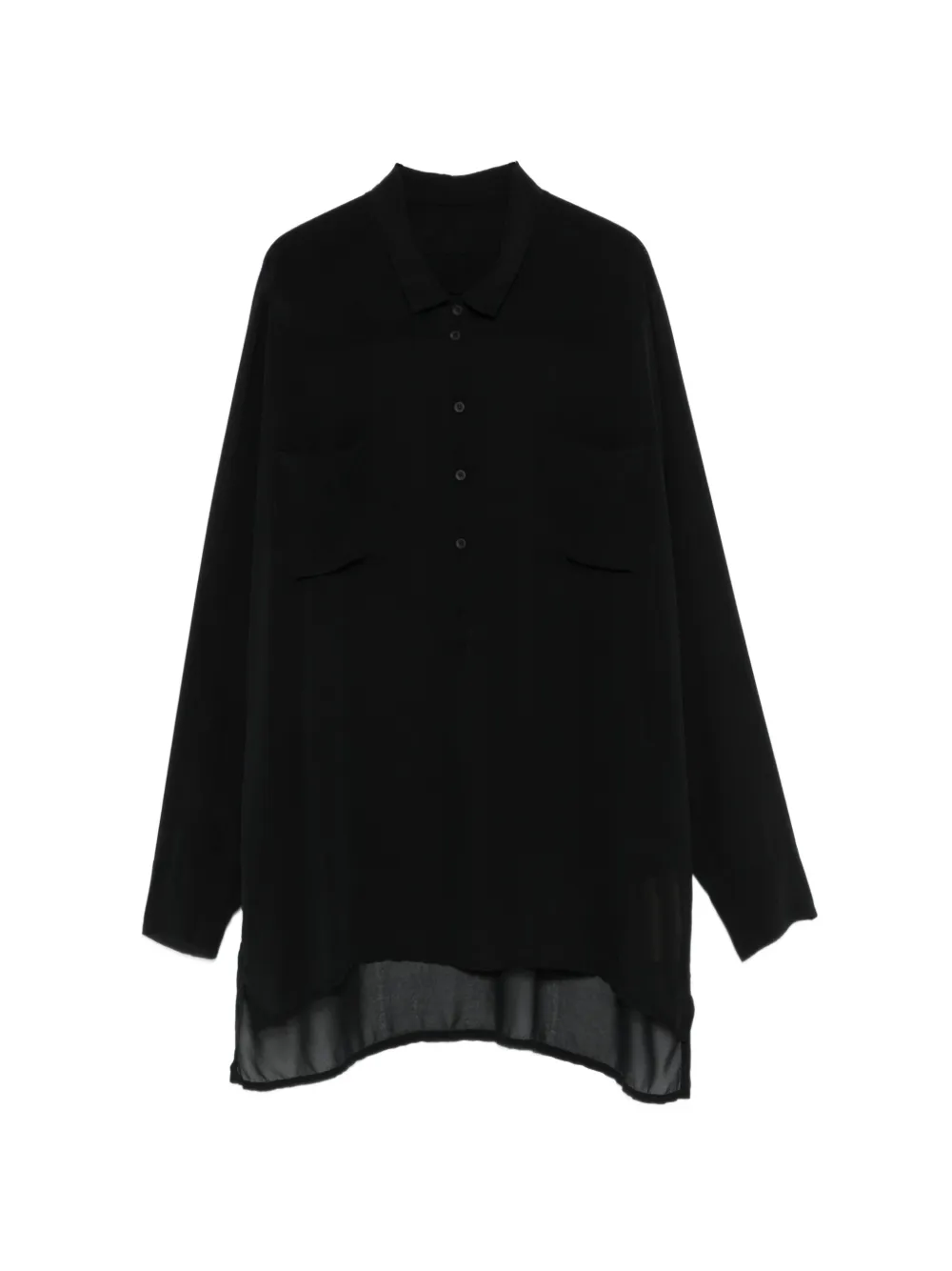Private 0204 chest-pocket shirt - Nero