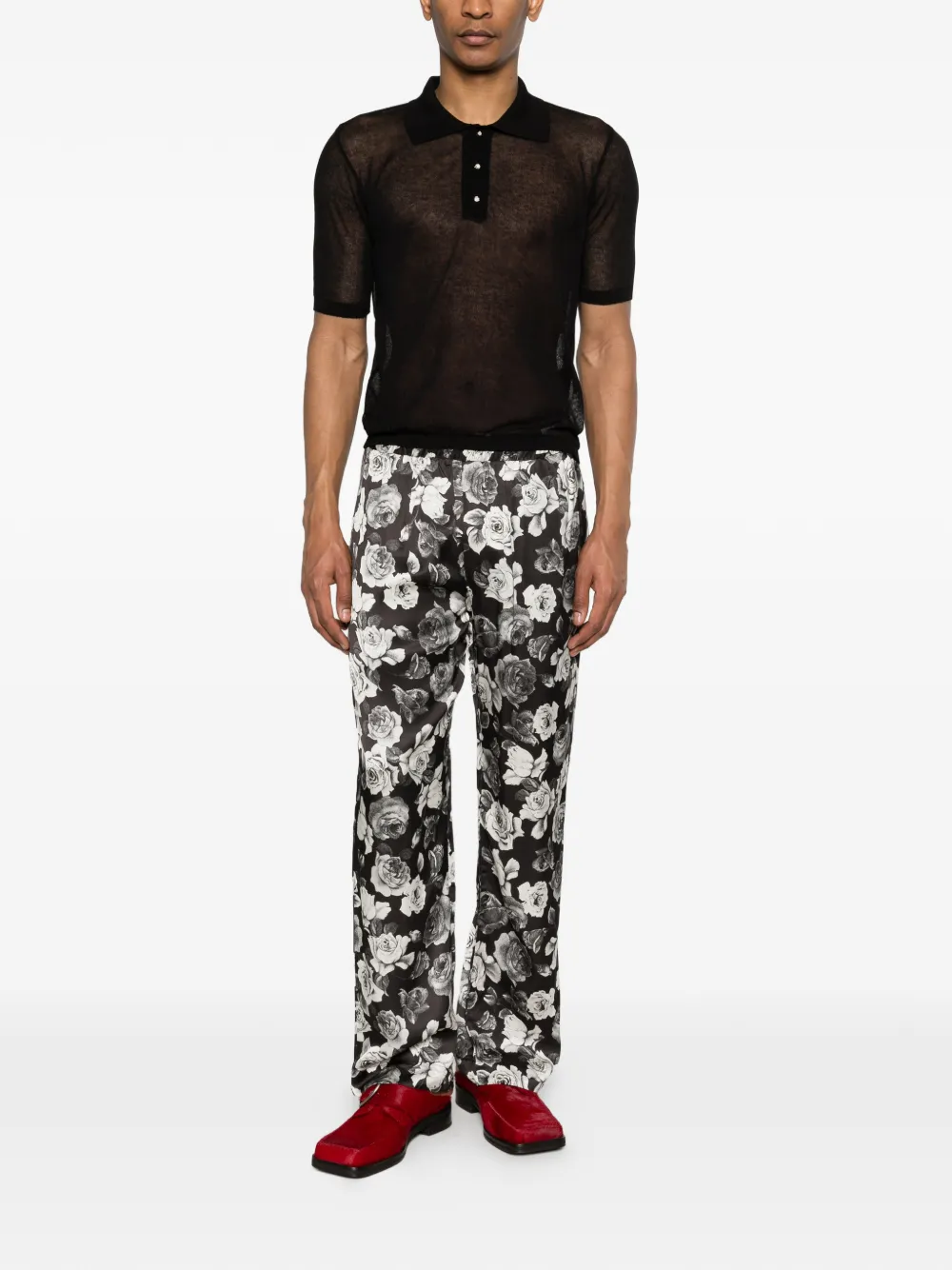 Ernest W. Baker buttoned polo shirt