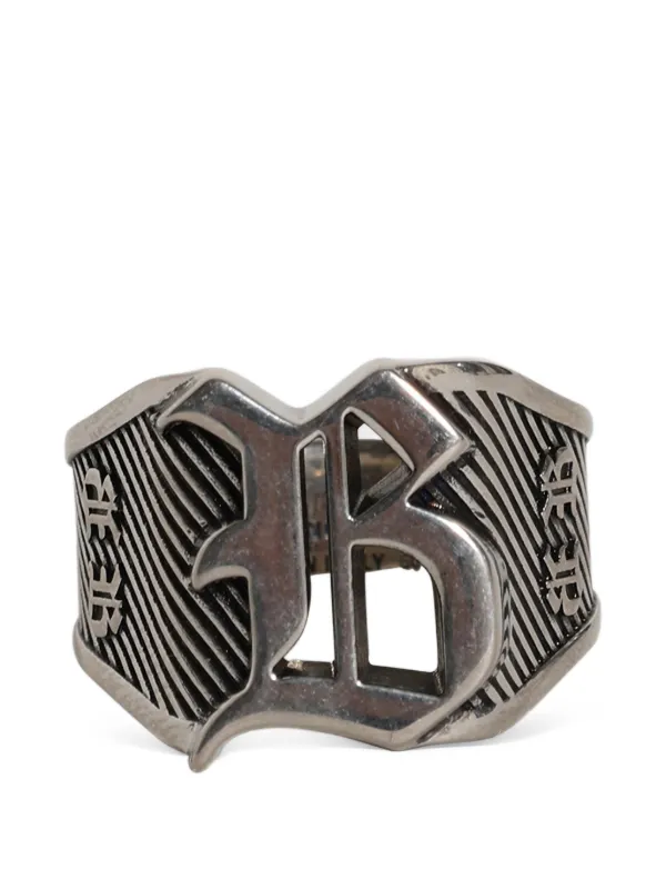 Balenciaga Melrose Signet Ring in Silver