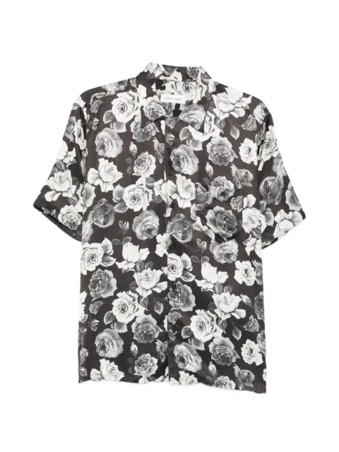 Ernest W. Baker rose-print shirt