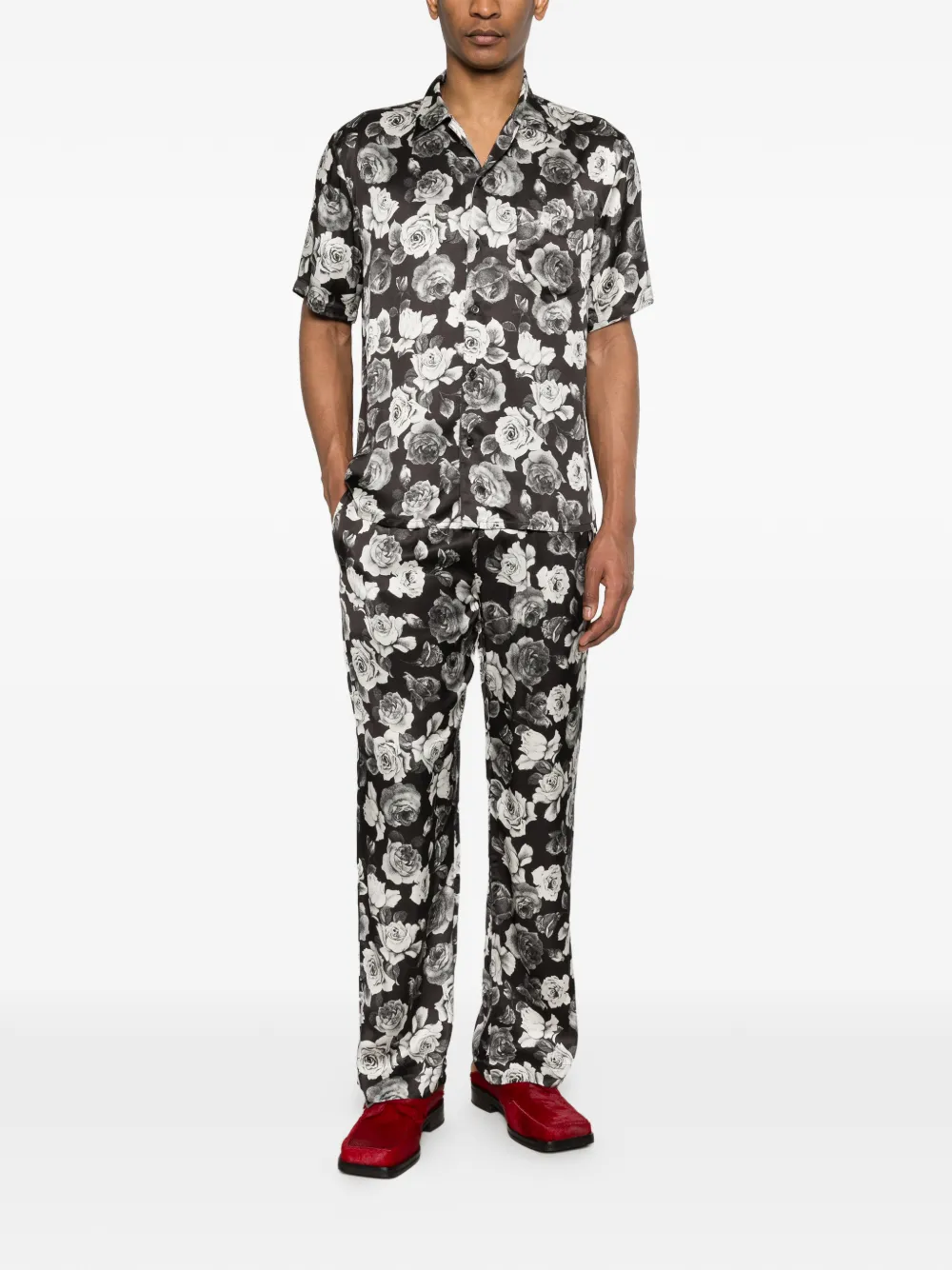 Ernest W. Baker rose-print shirt | Image 2