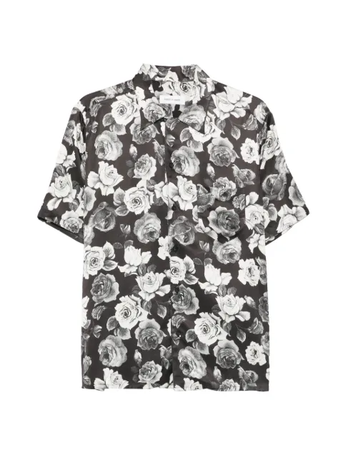 Ernest W. Baker rose-print shirt