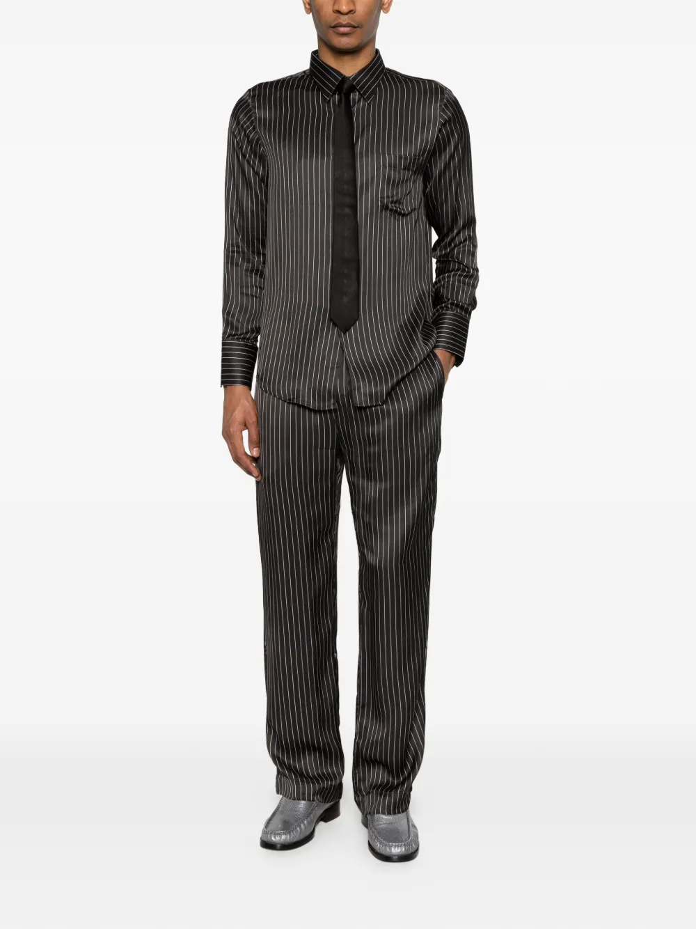 Ernest W. Baker striped trousers | Wide Leg Pants | Image 2