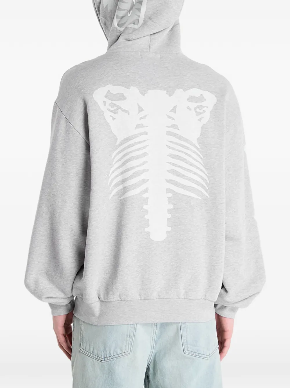  A Bathing Ape® Graphic-print Zip Hoodie - Grey 