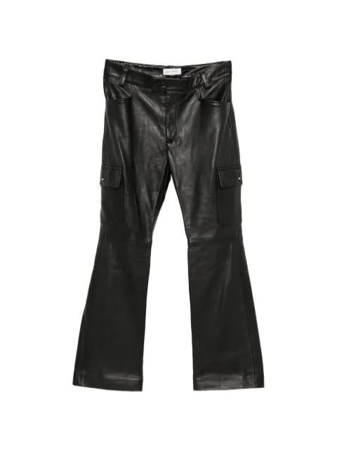 Ernest W. Baker pocket leather trousers