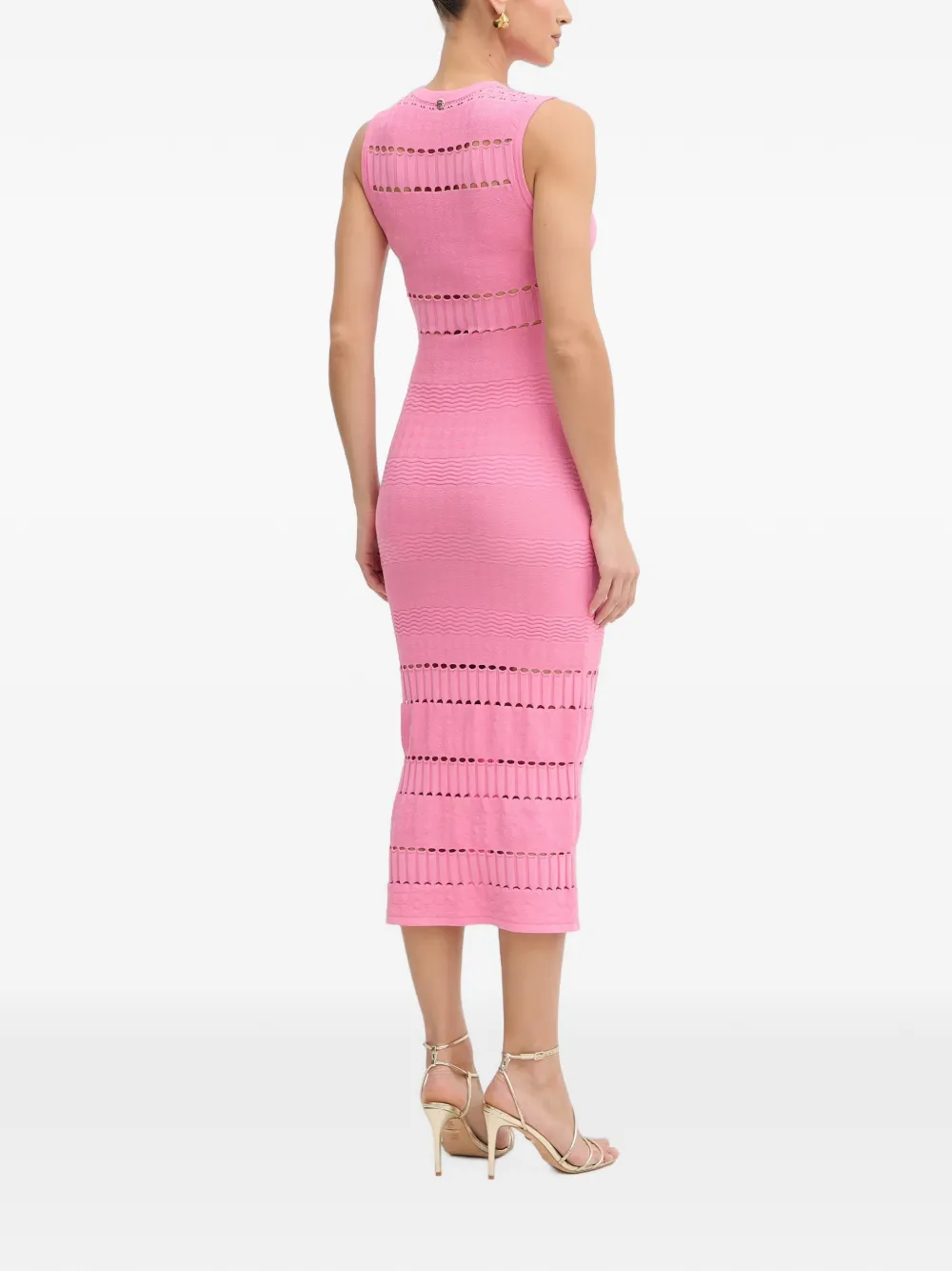 TWINSET Gebreide mini-jurk Roze
