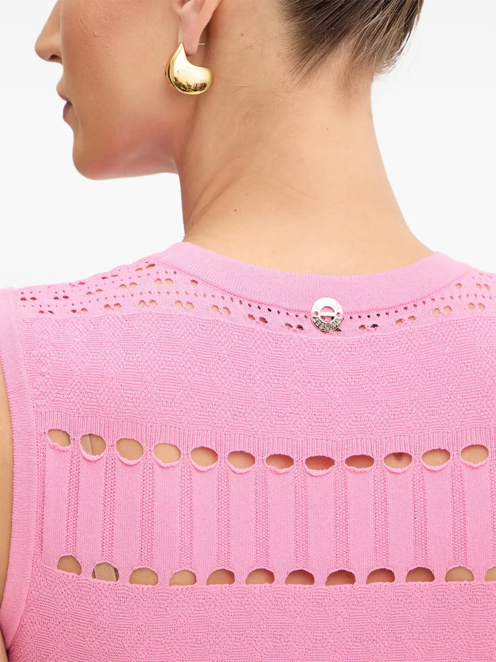 TWINSET Gebreide mini-jurk Roze