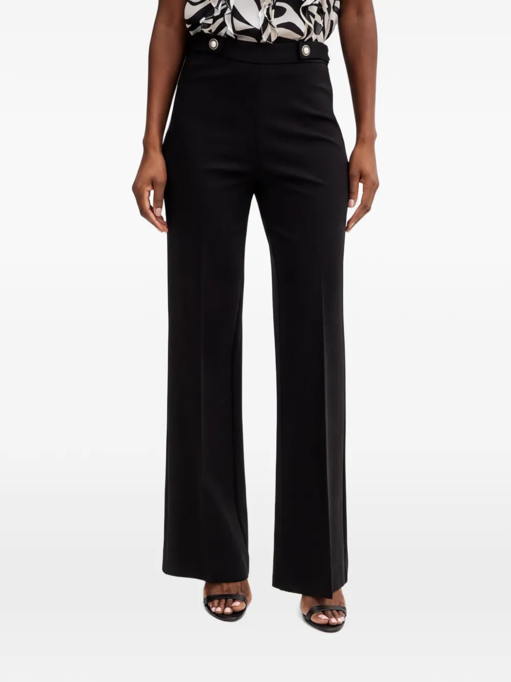 TWINSET press-crease trousers - Nero