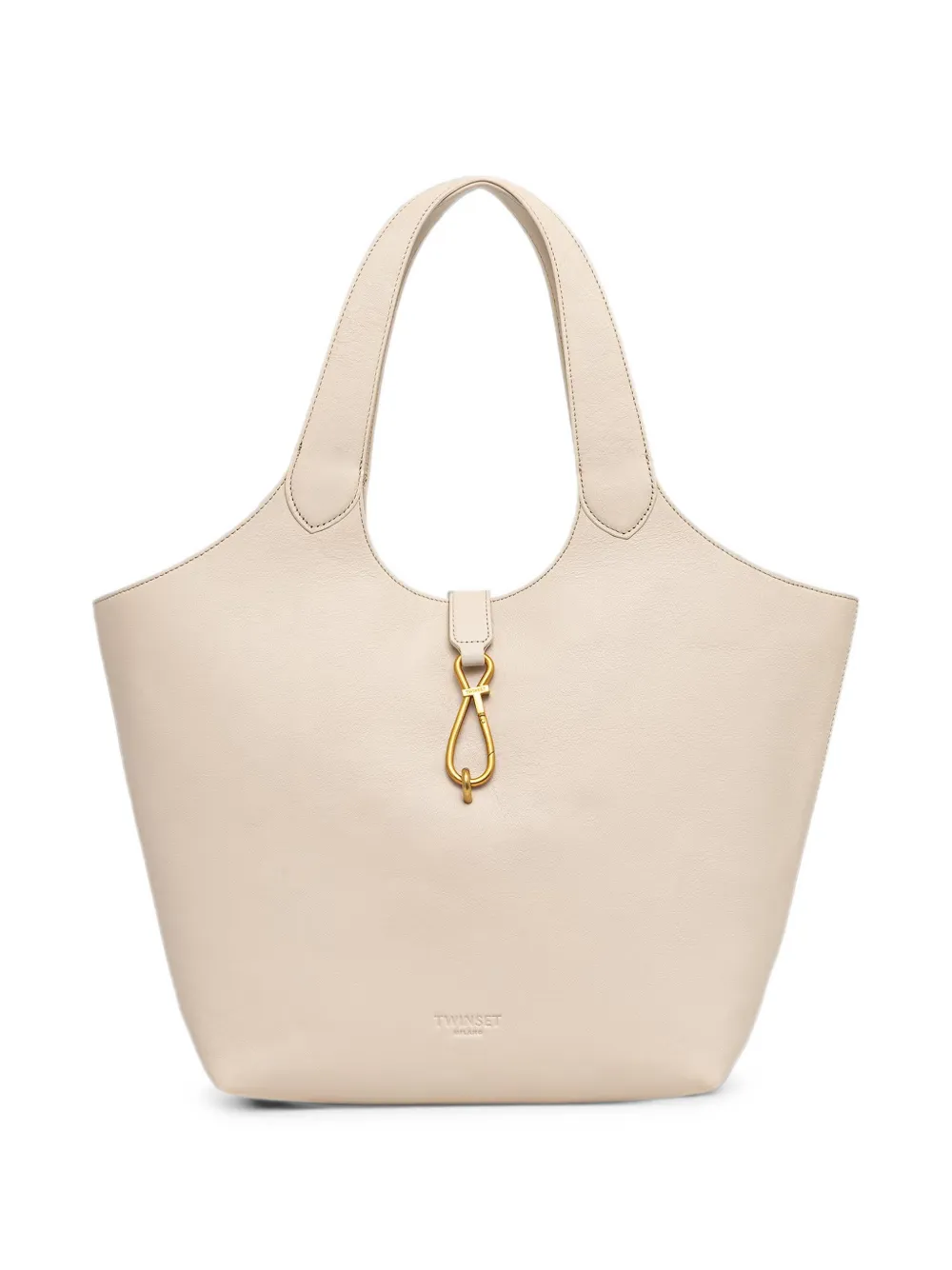 TWINSET lobster-claw fastening tote bag - Toni neutri