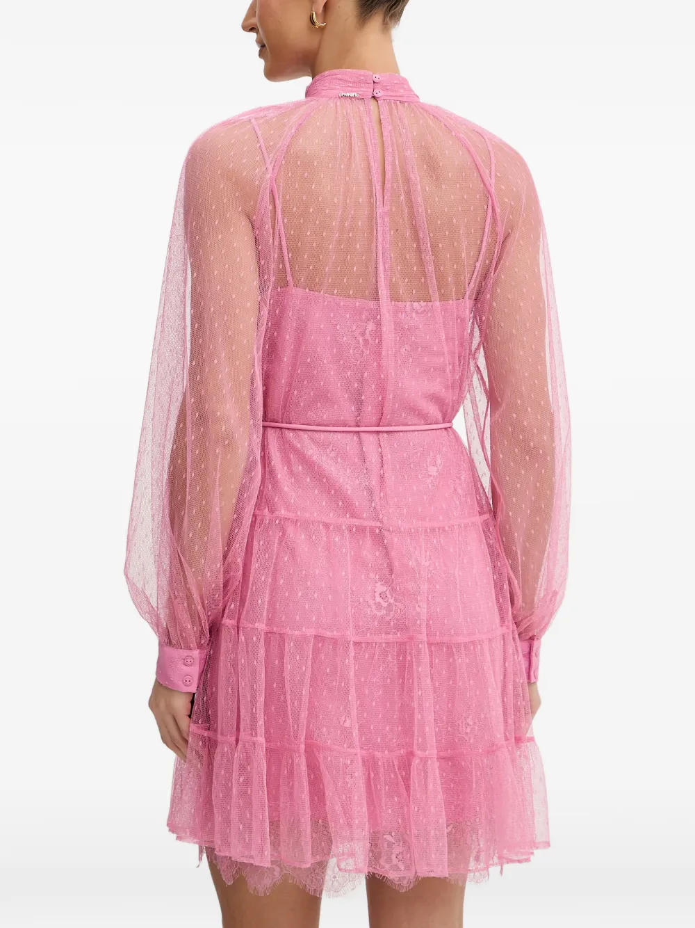 TWINSET Gelaagde mini-jurk Roze