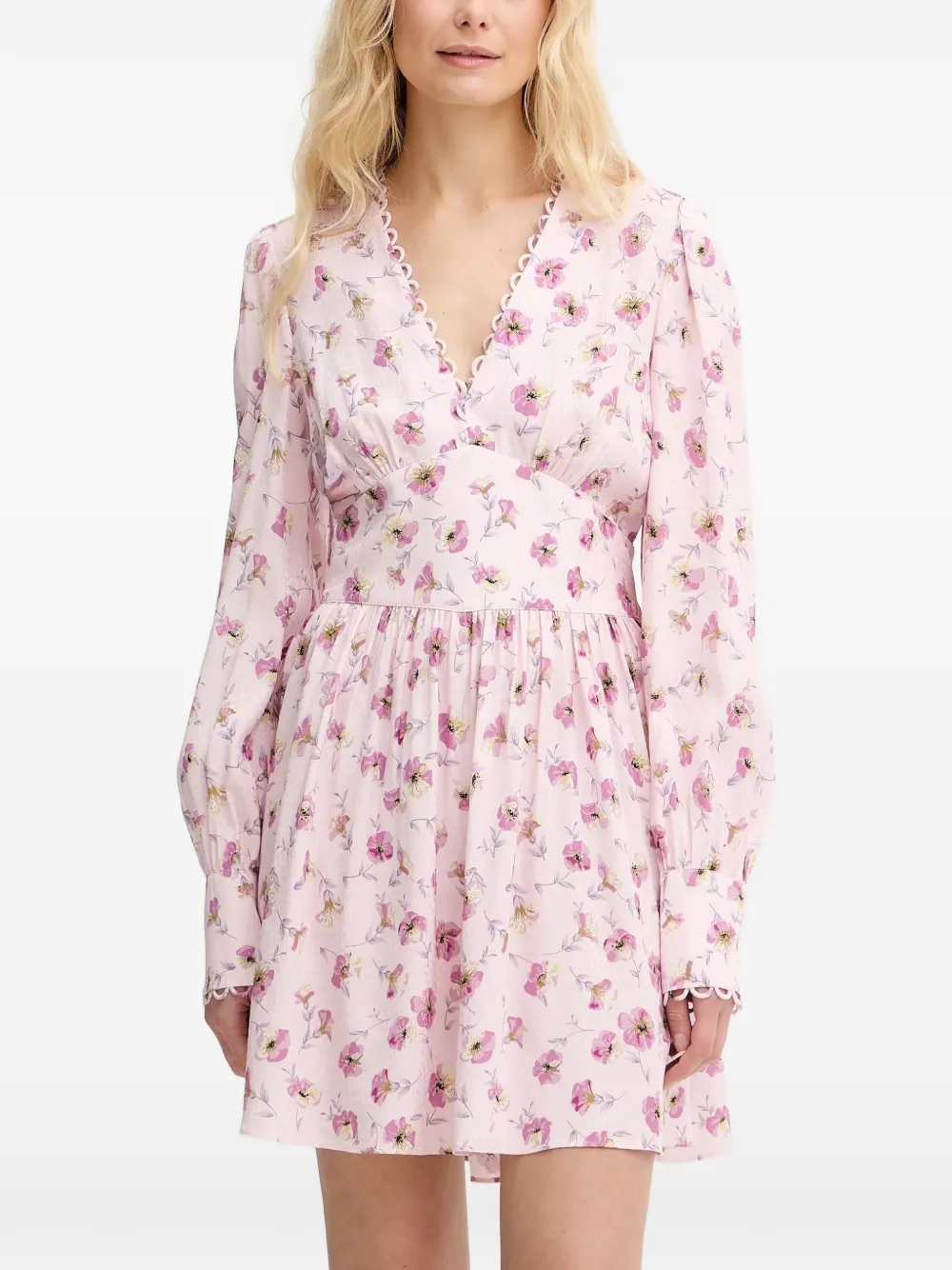 TWINSET Kleid mit gewelltem Saum - Rosa