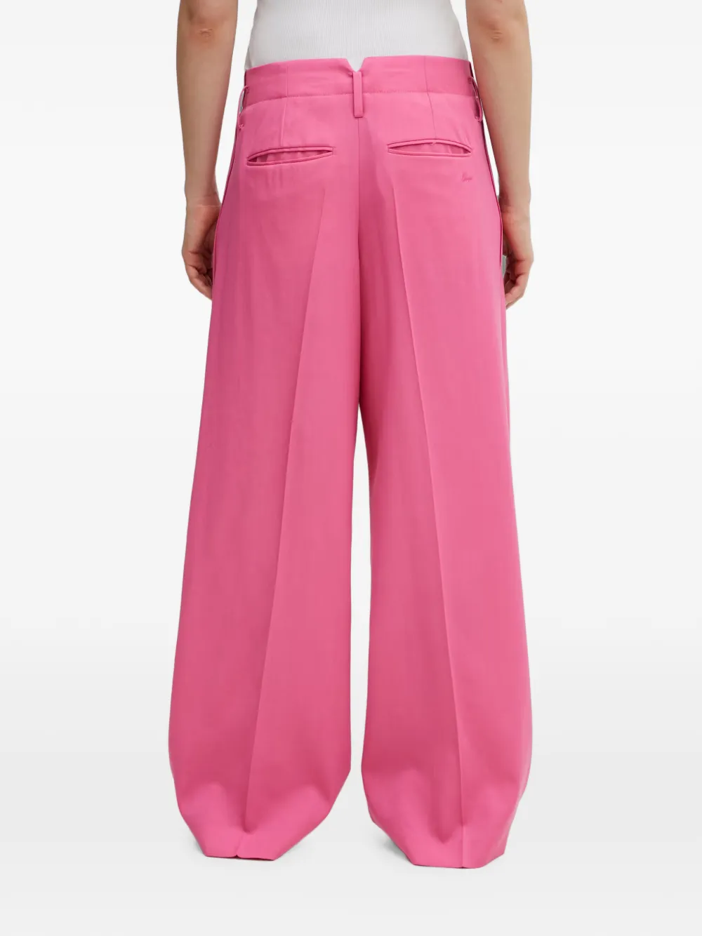 Kenzo Plooibroek met wijde pijpen Roze