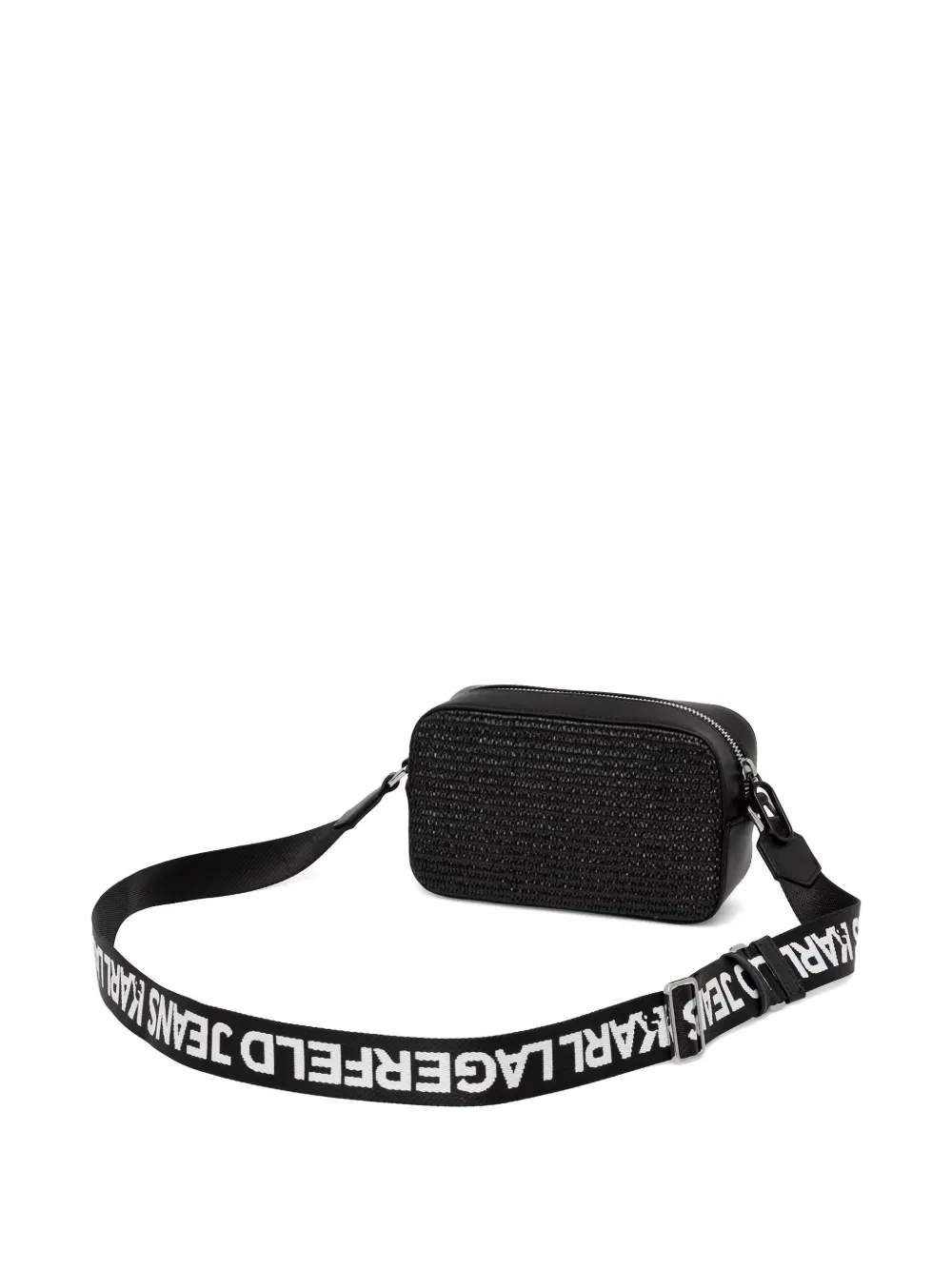 Karl Lagerfeld Jeans Geweven crossbodytas Zwart