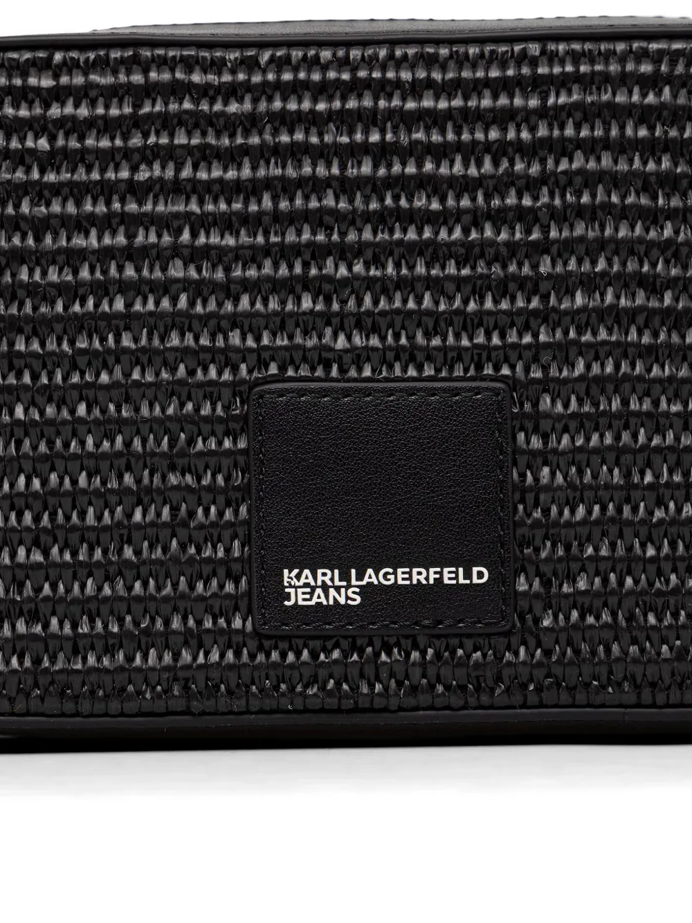 Karl Lagerfeld Jeans Geweven crossbodytas Zwart