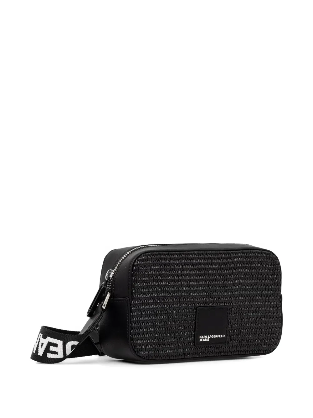 Karl Lagerfeld Jeans Geweven crossbodytas Zwart