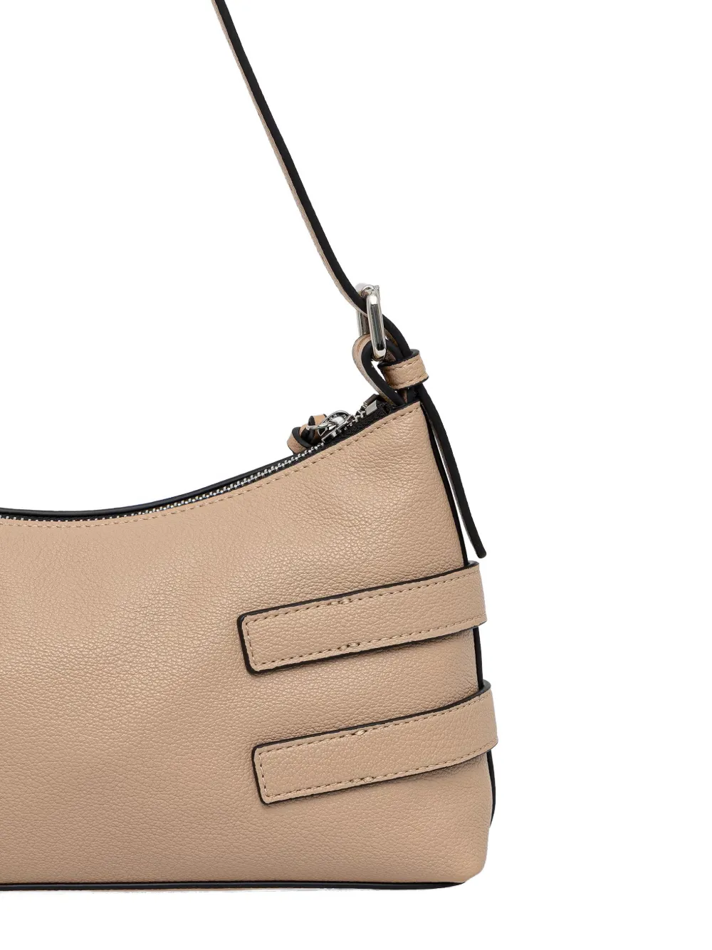 Karl Lagerfeld Jeans Schoudertas met logoplakkaat Beige