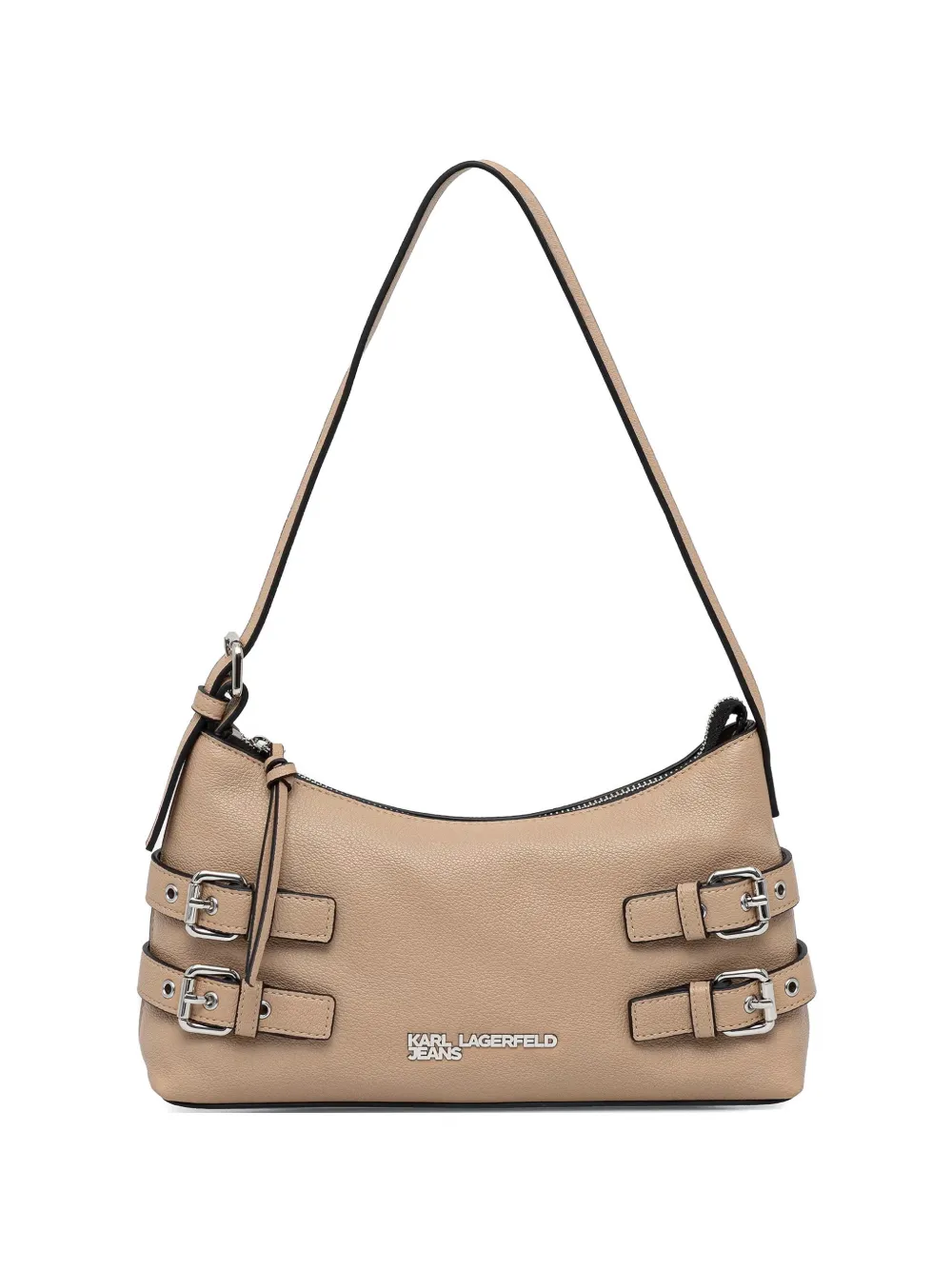 Karl Lagerfeld Jeans logo-plaque shoulder bag - Toni neutri