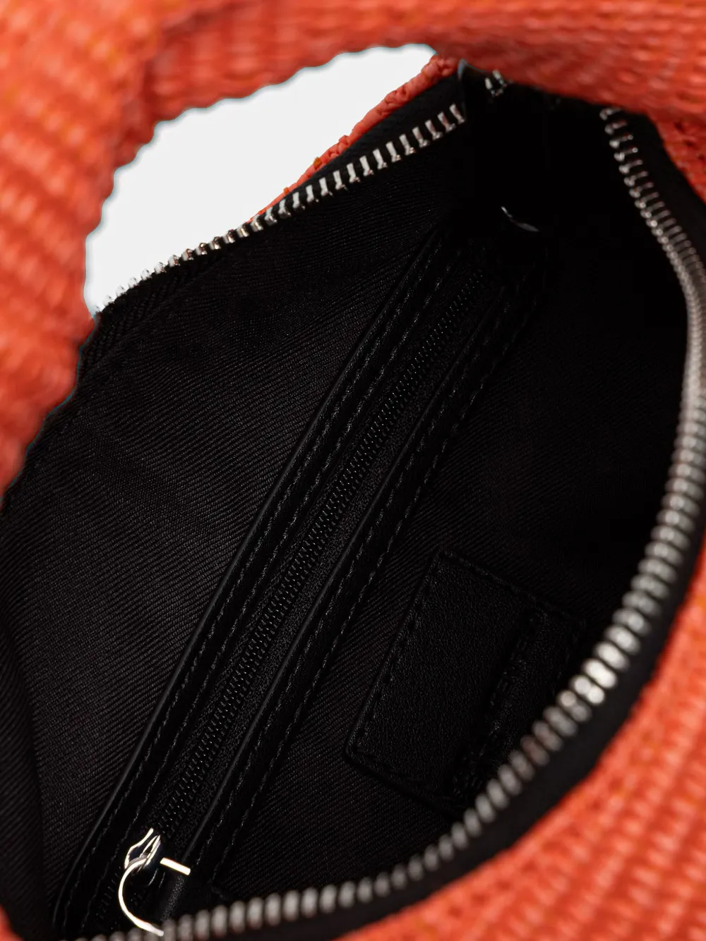 Karl Lagerfeld Jeans small woven logo-patch tote bag Oranje