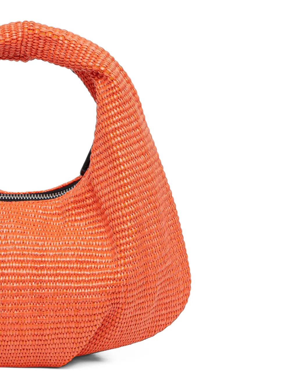 Karl Lagerfeld Jeans small woven logo-patch tote bag Oranje