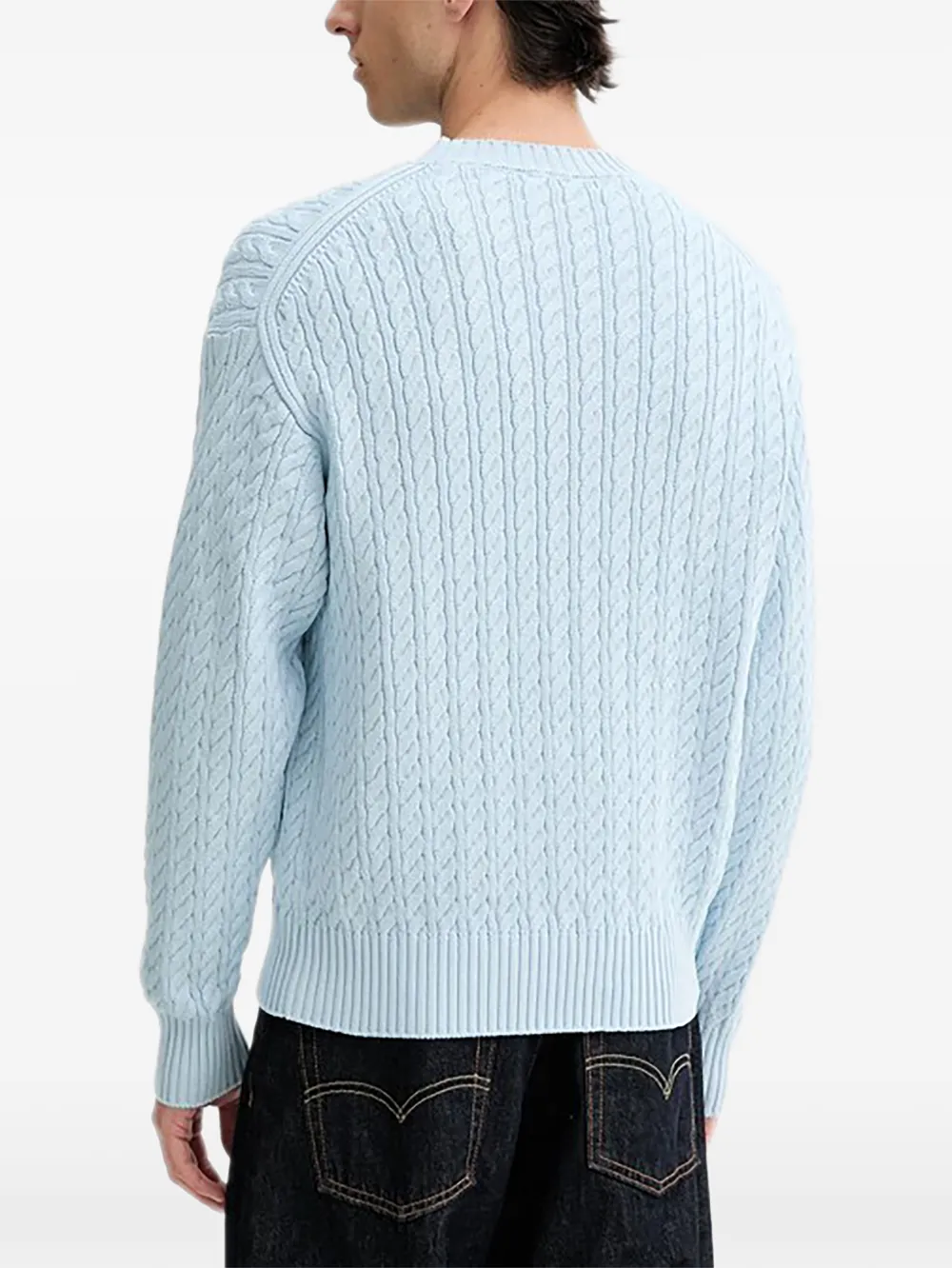 Kenzo Trui met bloemapplicatie Blauw