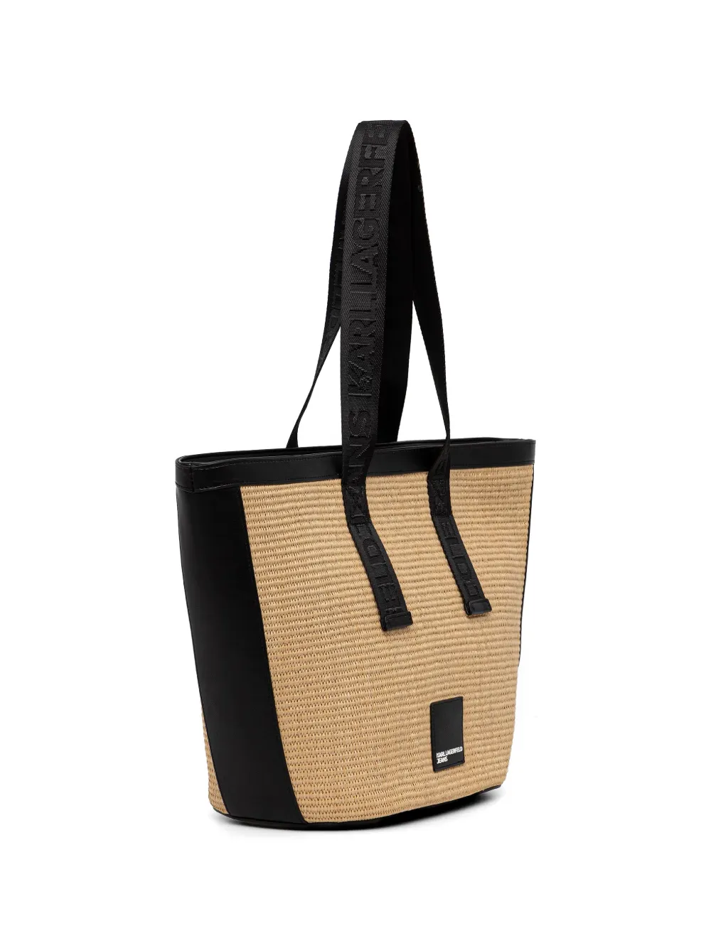 Karl Lagerfeld Jeans Geweven shopper met logo-jacquard Beige