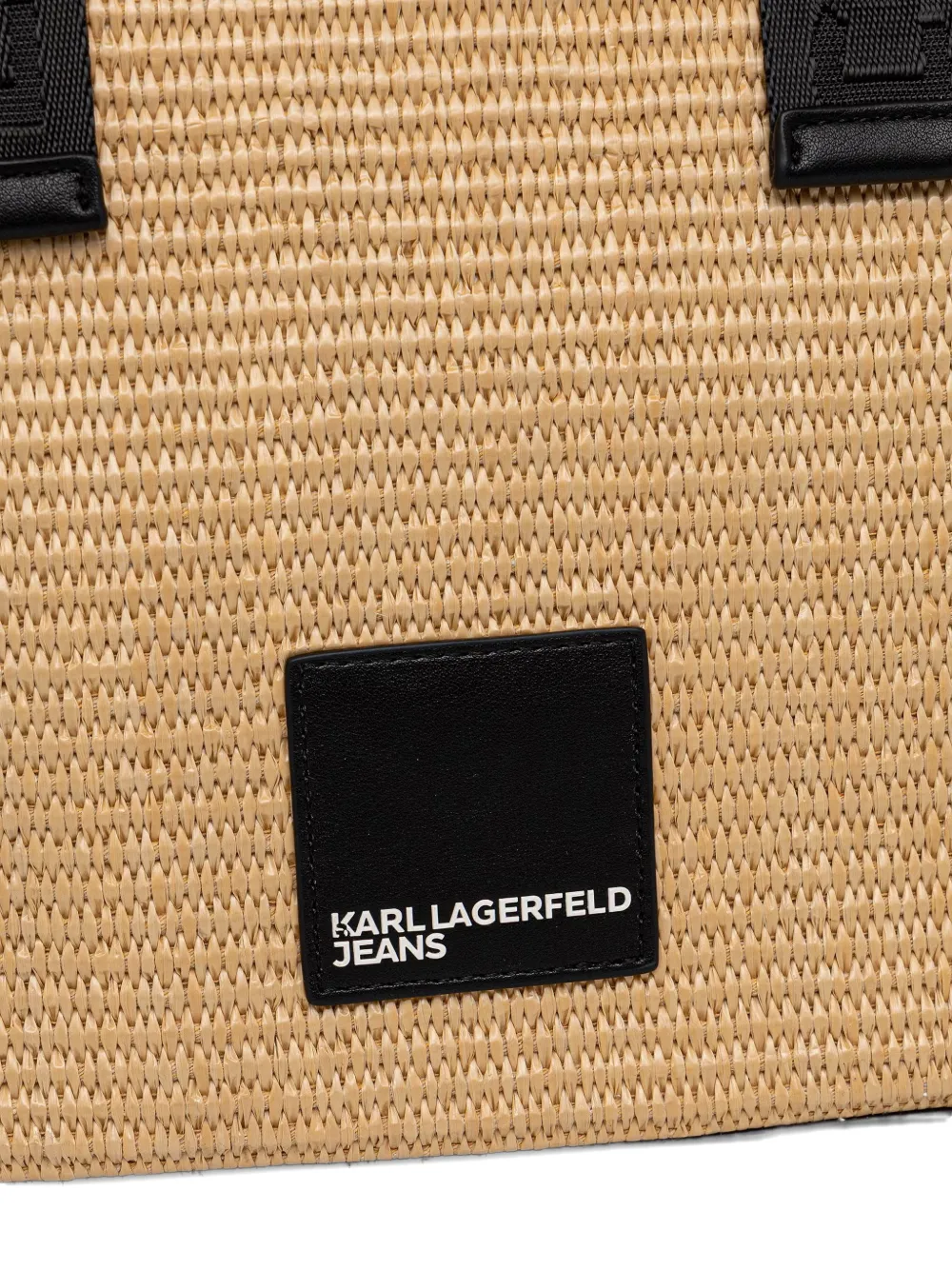 Karl Lagerfeld Jeans Geweven shopper met logo-jacquard Beige