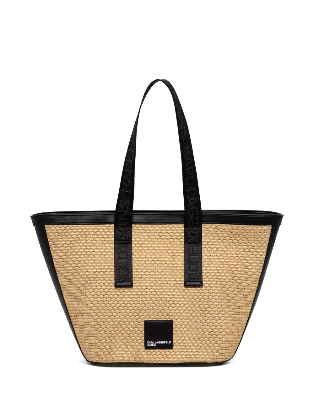 Karl Lagerfeld Jeans logo-patch tote bag - Toni neutri