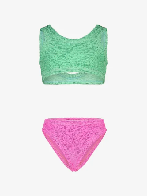 PARAMIDONNA Kids Katy two-tone bikini