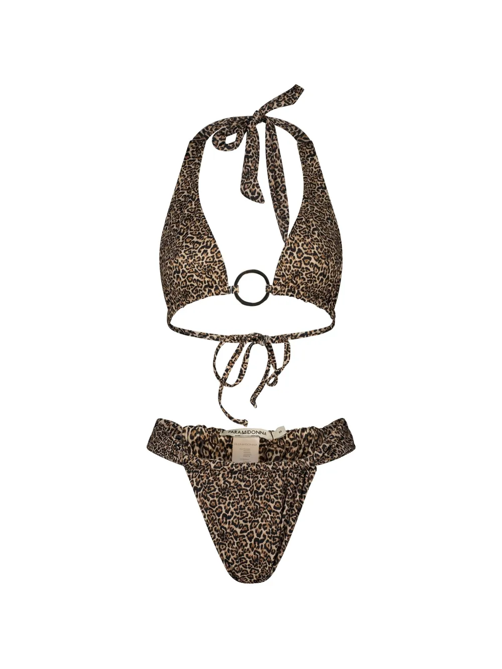PARAMIDONNA Costume da bagno Mirla leopardato - Marrone