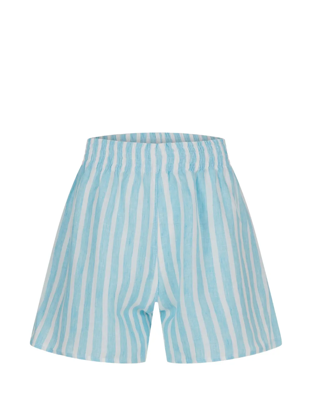 Paramidonna Cora Striped Shorts In Blue