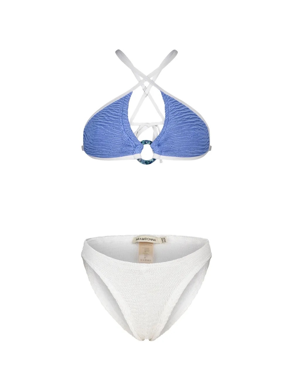 PARAMIDONNA Benny Bikini mit Ringdetail - Weiß