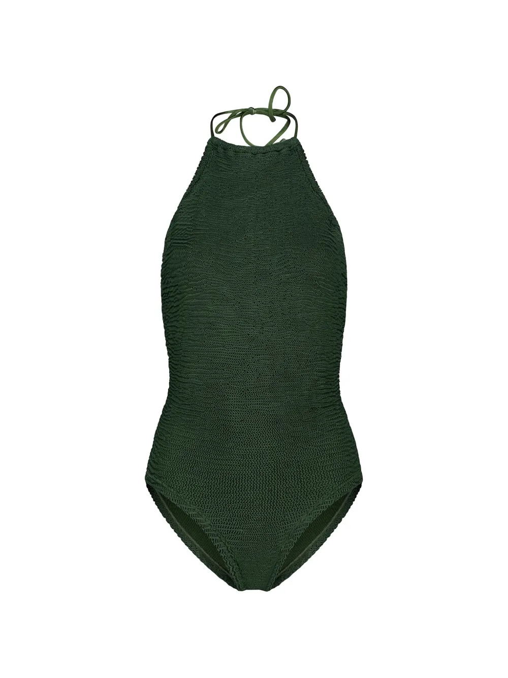 PARAMIDONNA Costume da bagno Afrodita con scollo all'americana - Verde