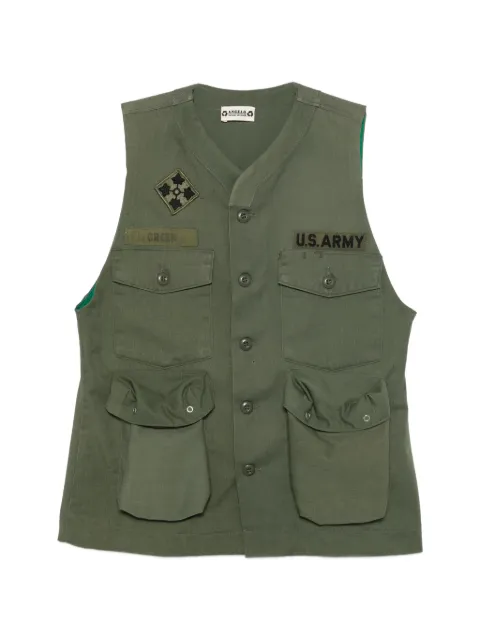 A.N.G.E.L.O. Vintage Upcycling upcycled buttoned vest