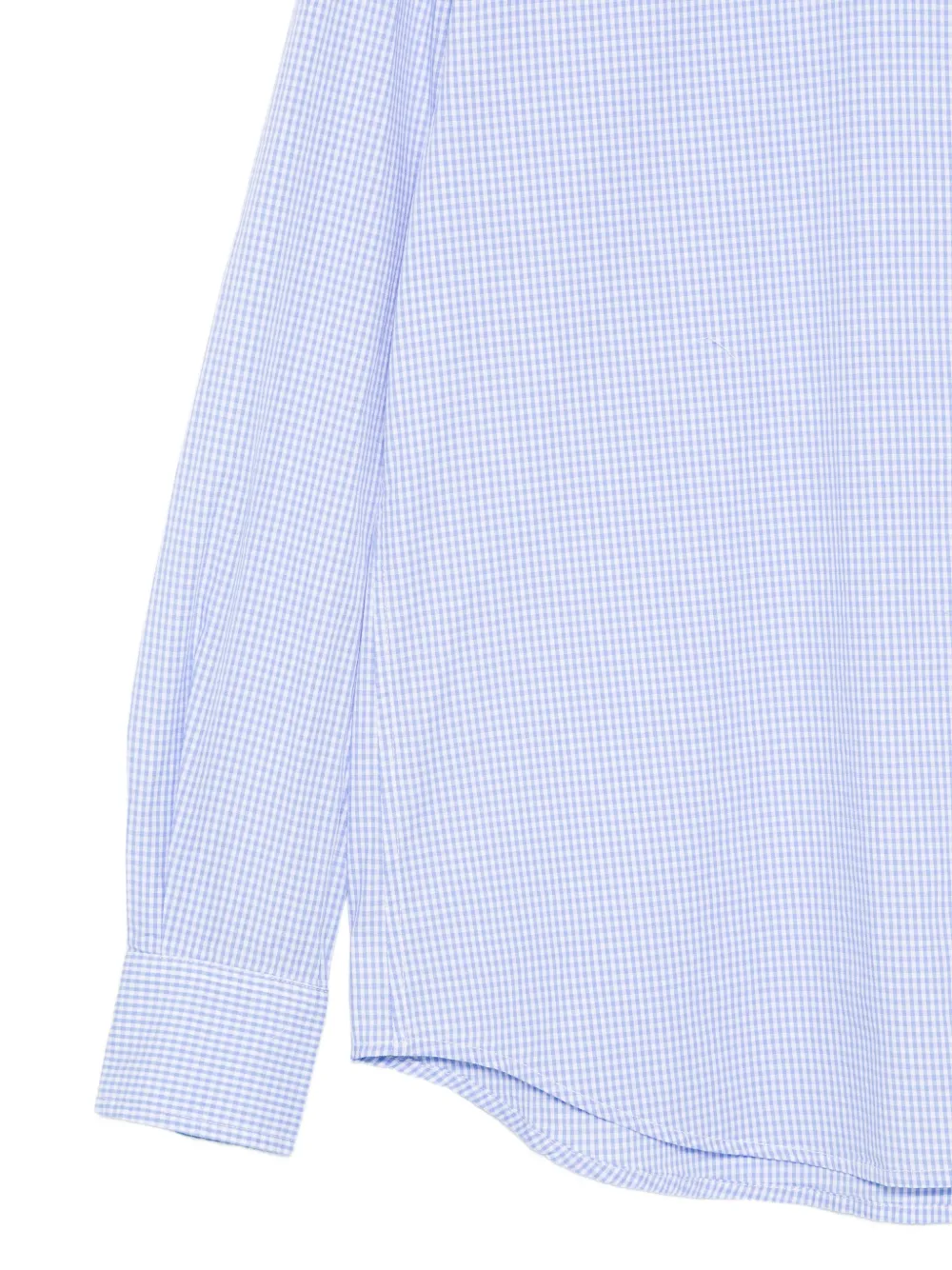 MC2 Saint Barth Meredith geruite blouse Blauw