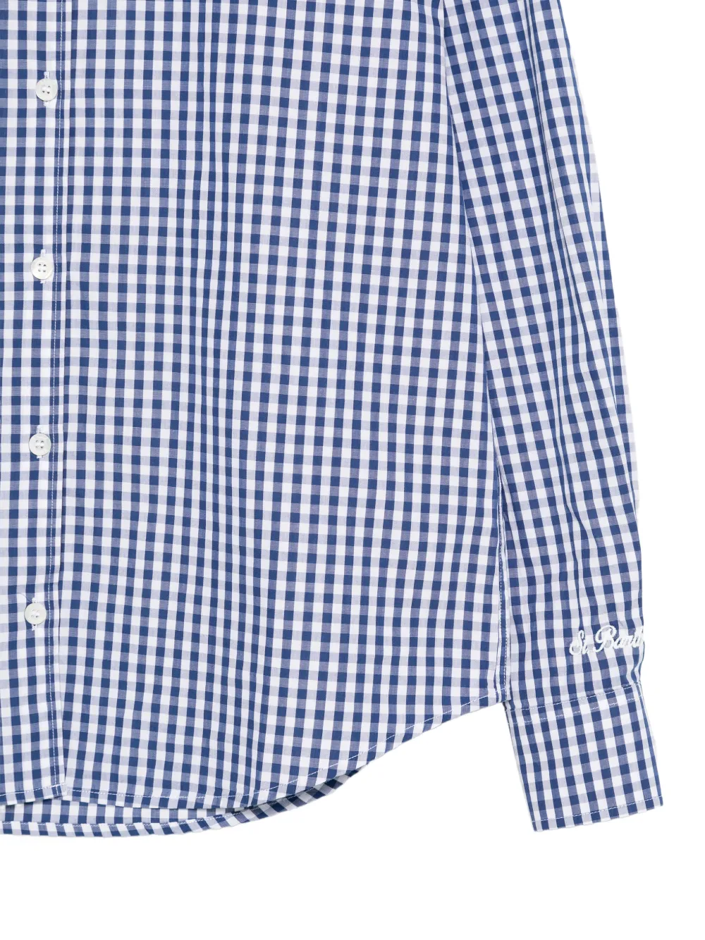  Mc2 Saint Barth Meredith Gingham Shirt - Blue 