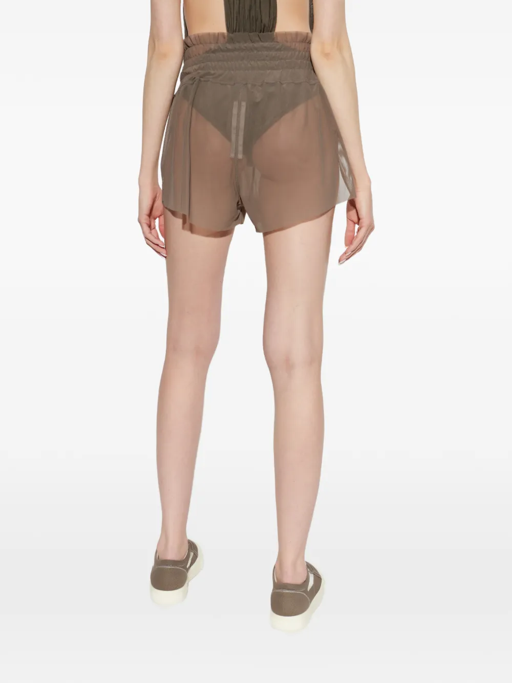 Rick Owens Shorts met gelaagd detail Bruin