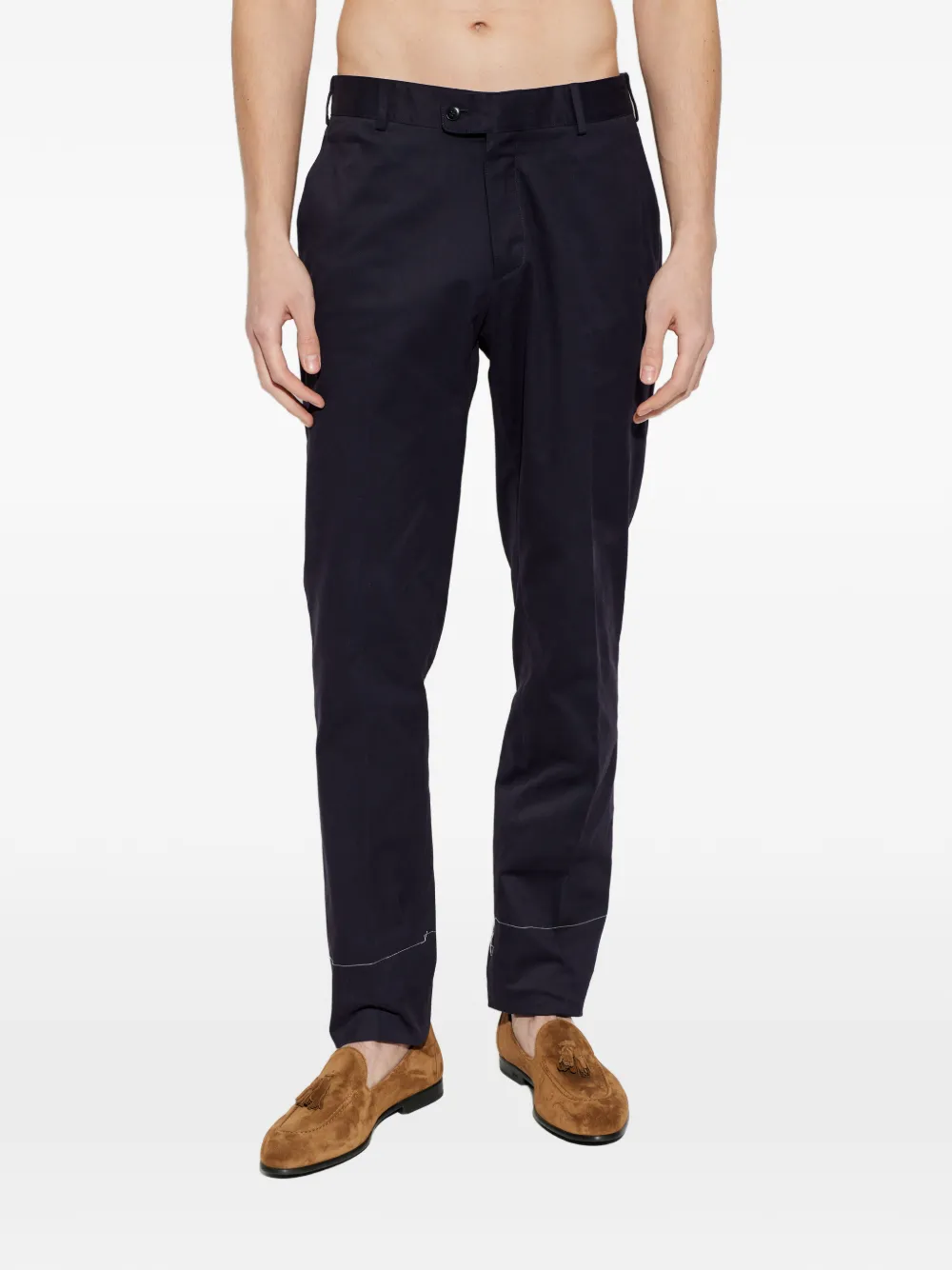 Brioni Broek met knopen Blauw