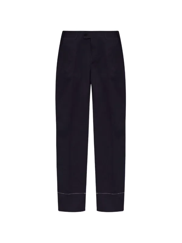 Brioni Button Trousers in Blue
