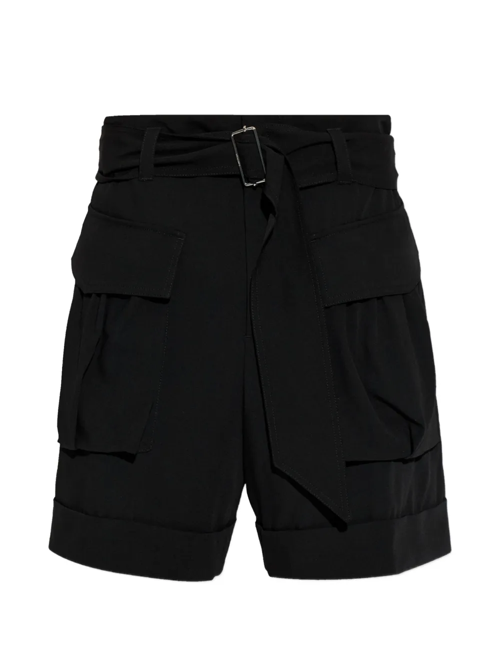 Lanvin belted pocket trousers - Nero