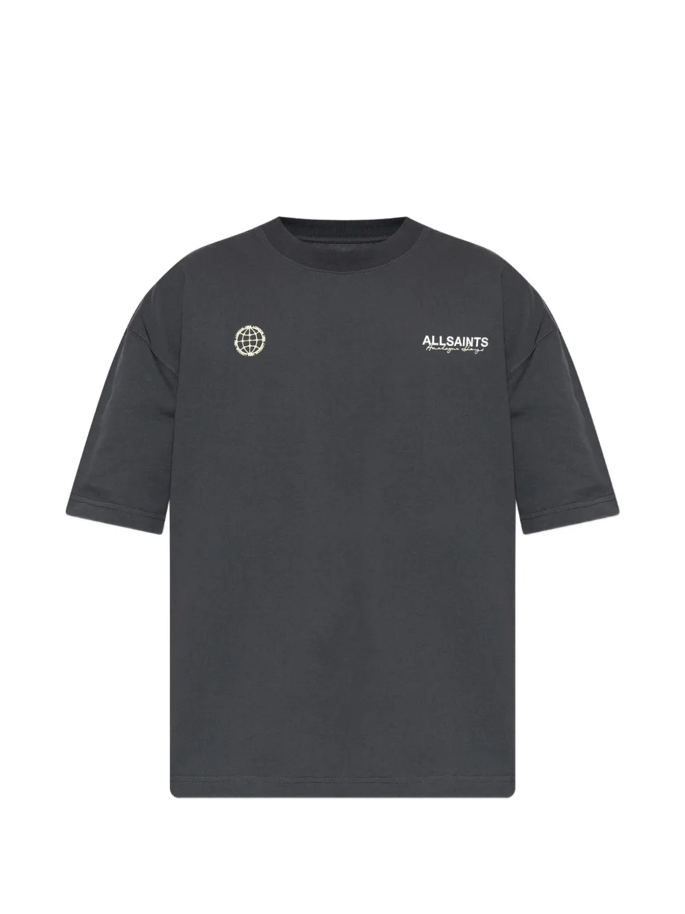 AllSaints T-shirt con logo - Nero