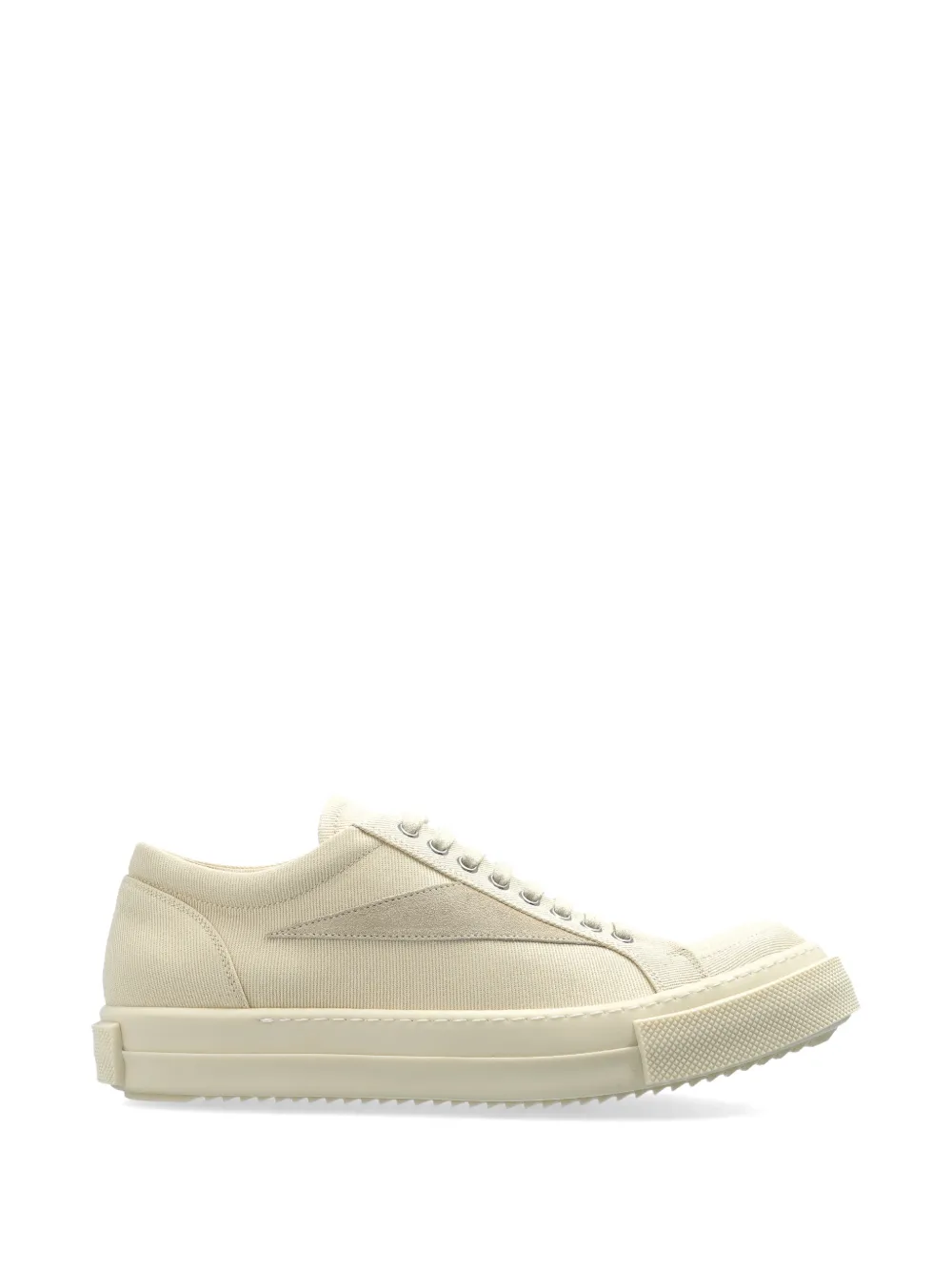 Rick Owens DRKSHDW lace-up panelled sneakers - Toni neutri