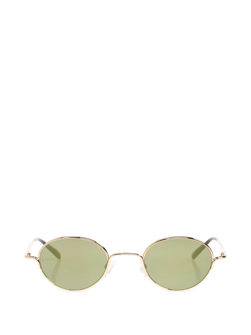 Alexander McQueen oval-frame sunglasses - Oro